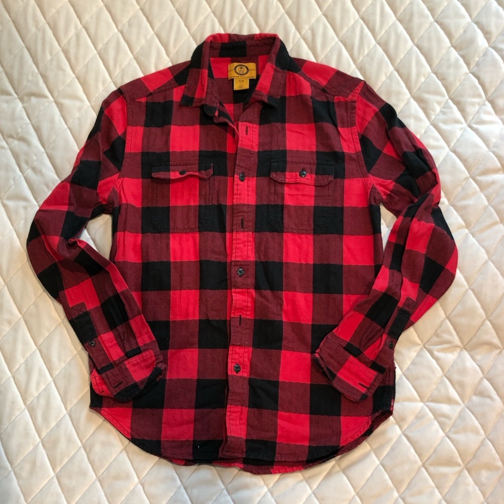 Men’s LS Lumberjack Plaid Button down Shirt